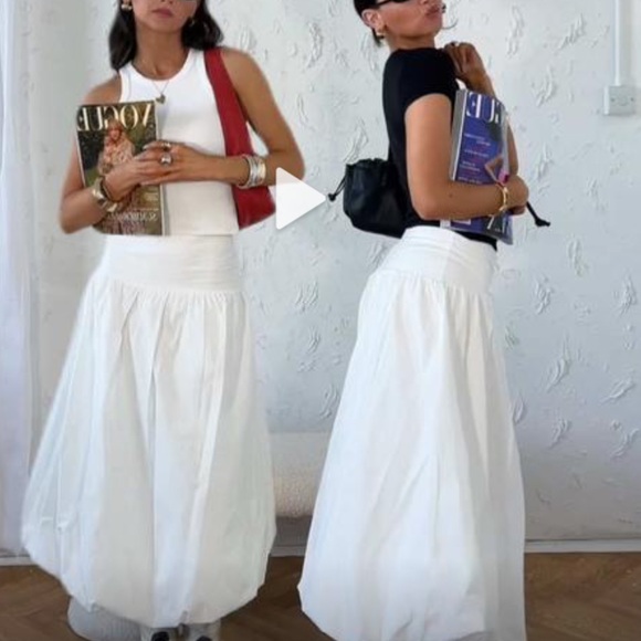 rita ora for primark Dresses & Skirts - Rita Ora Primark White Maxi Skirt, 10, New